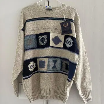 Gian Marco Ventori 기하학 패턴 니트 스웨터