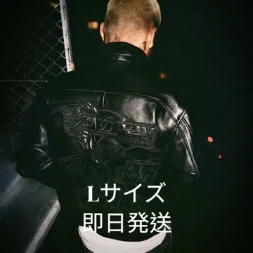 AVIREX VALLAD BLACK leather jacket