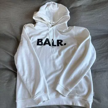BALR. 화이트 XL 후드티