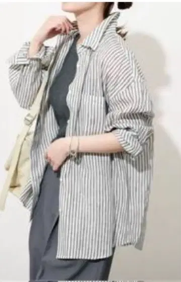 JOURNAL STANDARD 제필린넨 레귤러 셔츠 블랙