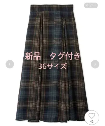 CELFORD (셀포드) 시어 체크 스커트