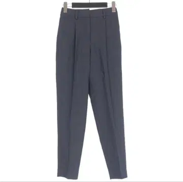 플라스테 PLST 트리아세테이트 블렌드 테이퍼드 팬츠 슬랙스 S 네이비