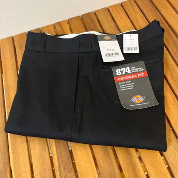 새상품 34 x 30 Dickies 디키즈 874 워크 팬츠 블랙