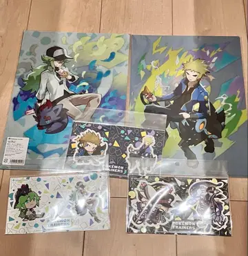 포켓몬 센터 오리지널 포켓몬 트레이너즈 클리어 파일&씰 세트