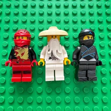정품 LEGO 미니 피규어 닌자고 카이 니야 우 선생님
