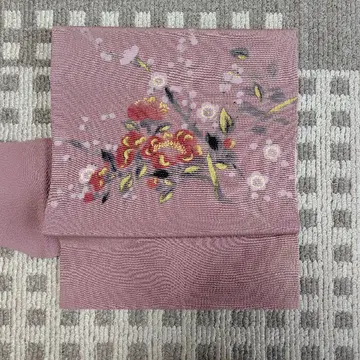 나고야 오비 재단 완료 포인트 꽃무늬