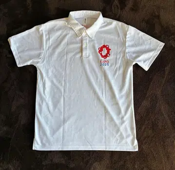 EXPO 2025 화이트 컬러 피케 셔츠 (L 사이즈)