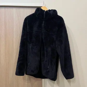 방풍 퍼 Lee 플리스 풀 집업 후드티 네이비