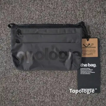 새상품 Topologie 토폴로지 숄더백 남녀 공용 블랙