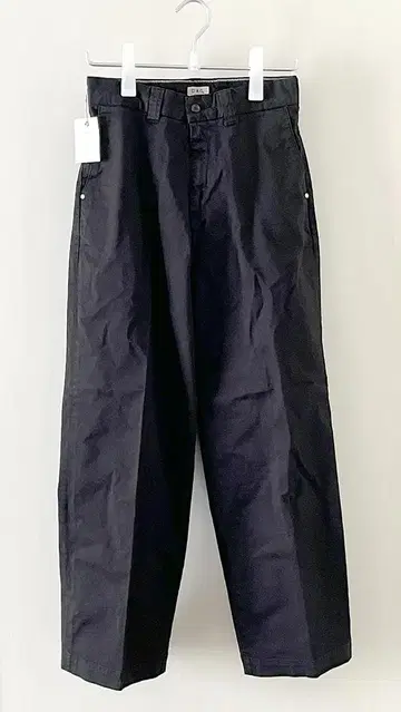 D.M.G 로이 치노 스트레치 스트레이트 트라우저 팬츠 블랙