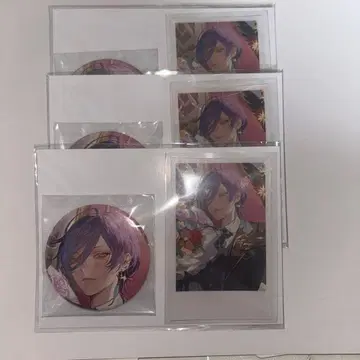 니지산지 사카키 네스 벌스데이 생일 캔뱃지&폴라로이드풍 카드