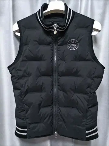 새상품급 캘러웨이 다운 베스트 압착 퀼팅 블랙