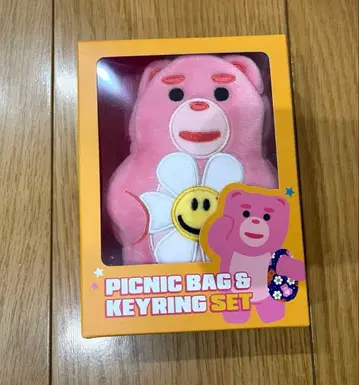 위글위글 에코백 곰 패턴