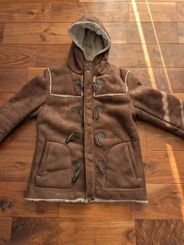 [ L ] Kent Ave. 더플 코트풍 후드 부착 자켓 브라운