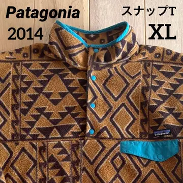 2014 파타고니아 신틸라 스냅T 플리스 풀오버 올 패턴