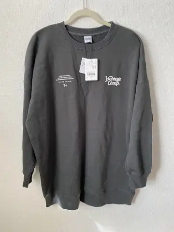 빈티지 캠프 그레이 맨투맨 프리 사이즈 로데오 크라운즈