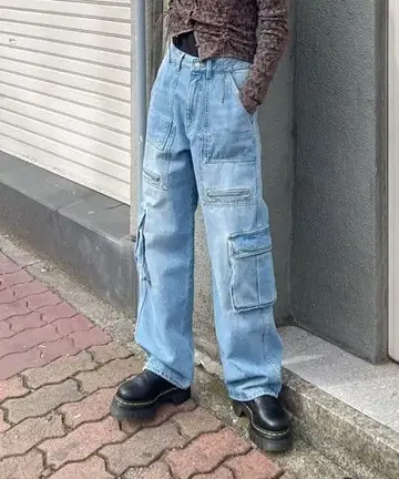 24년 Oriens 오리엔스 저널 스탠다드 데님 카고 팬츠