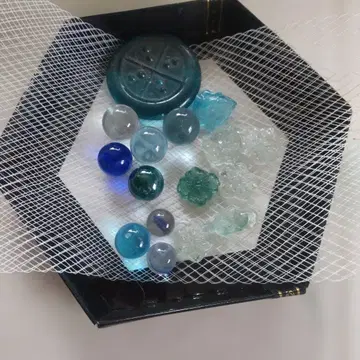 유리제 구슬 세트