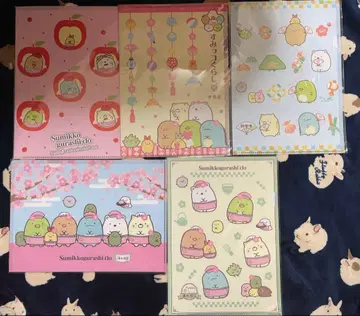 스미코구라시 클리어 파일 5장 세트 토카게 고양이 시로쿠마 돈카츠