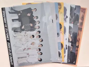 SnowMan A5 클리어 파일 10장 세트