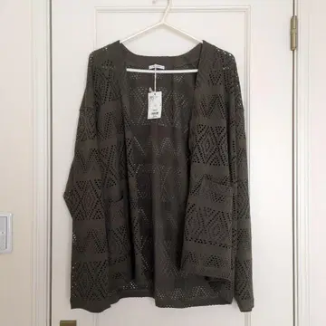 새상품! BAA FLOW 시스루 니트 가디건