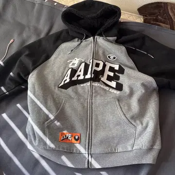 AAPE 리버서블 후디 그레이/블랙 가격 인하 협상 가능