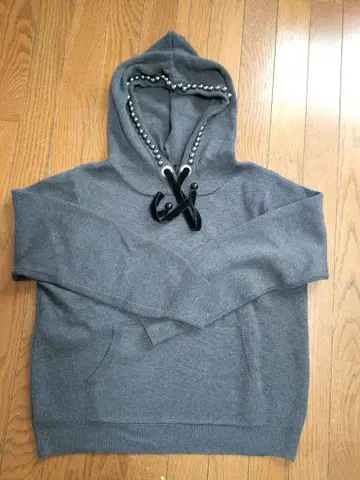 SCOT CLUB 그레이 풀오버 후드티