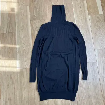 데프레 브라운 터틀넥 니트 롱 사이즈 1