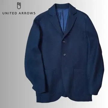 [새상품급] 유나이티드 애로우즈 울 100% 테일러드 자켓 네이비 S