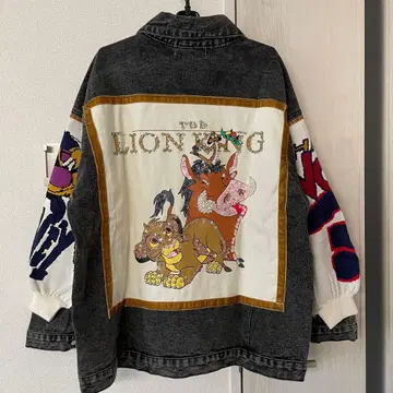 라이온킹 데님 자켓 리메이크 G 자켓