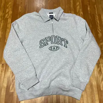 GAP 빈티지 스포츠 하프 지퍼 후드티 속기모 즉시 구매 OK