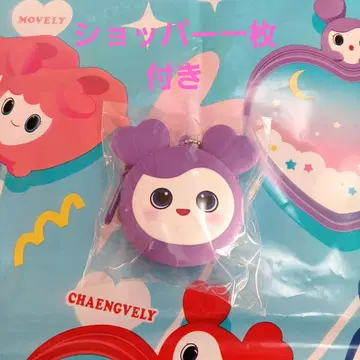 TWICE LOVELYS 실리콘 미니 지갑 사나 쇼핑백 1개 포함