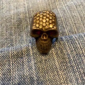 크레이지피그 스컬 반지