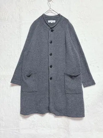 내추럴 랜드리 그레이 버튼 달린 [새상품급] 가디건