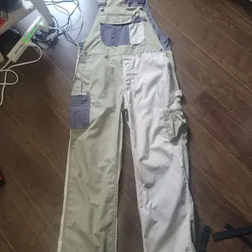 점프수트 L 사이즈 올리브 그린