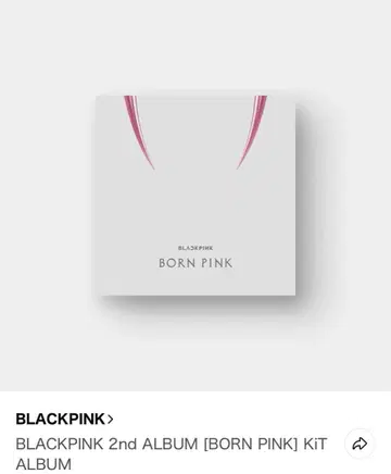 BLACKPINK BORN PINK 앨범