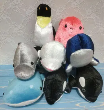 마린 파크 반짝반짝 봉제 인형 8개 세트