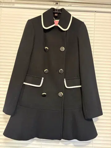 케이트 스페이드 블랙 코트