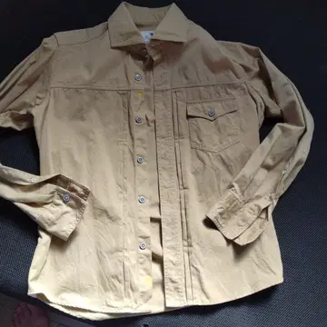 Giarometto M 베이지 긴팔 셔츠