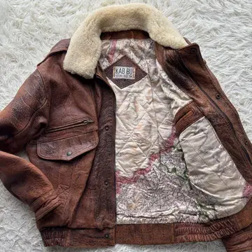 [초레어 고품질] 빈티지 G-1 가죽 자켓 2way 한국제 L