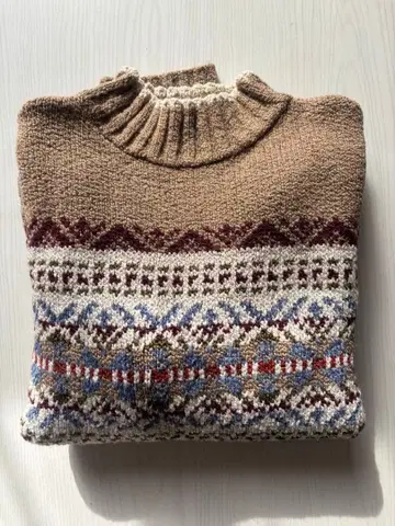 USA 노르딕 무늬 니트 스웨터