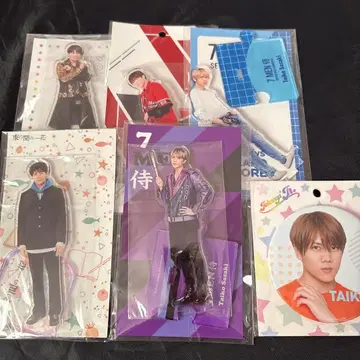 사사키 히카루 아크릴 스탠드 캔뱃지 세트