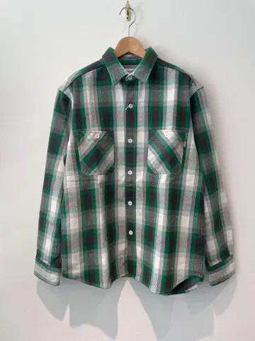 SD 헤비 플란넬 체크 셔츠