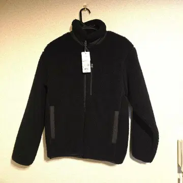 플리스 자켓 블랙