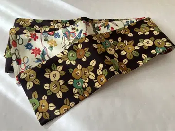 리버서블 반폭 오비 형염 동백 x 형염 고전 무늬