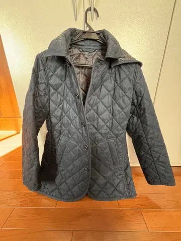 BEAMS HEART 퀼팅 자켓 46 다크 그레이