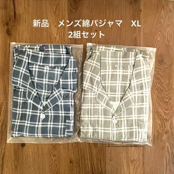 새상품 남성용 면 파자마 2세트 XL