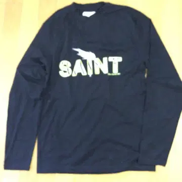 SAINT 긴팔 T셔츠 블랙