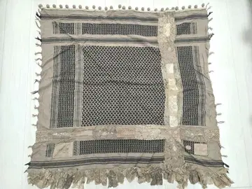 [ 새상품급 ] 베이지 계열 패치워크 스톨