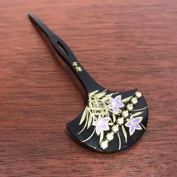 헤어콤 마키에 칠기 큐빅 블랙